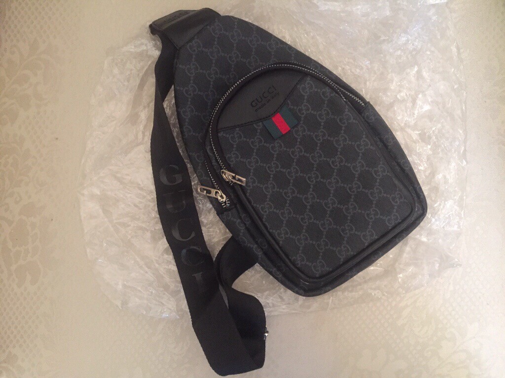 Mens Gucci GG Monogram Belt Bag/Pouch 